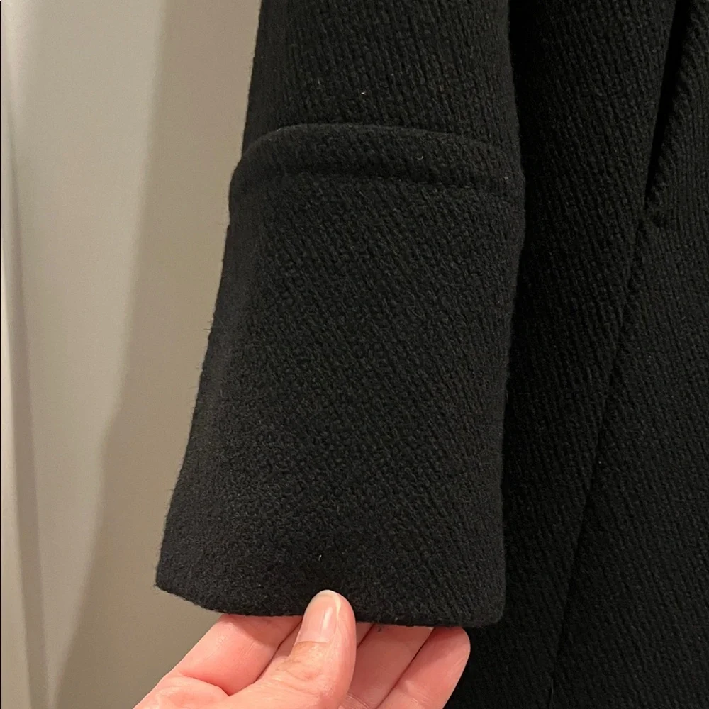 J. Crew Classic Black Pea Coat - Picture 8 of 10